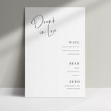 Black Peak // Drinks Menu