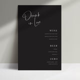 Black Peak // Drinks Menu