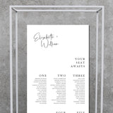 Black Peak // Seating Plan