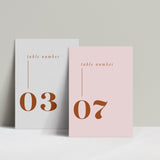 Burke // Table Numbers