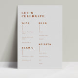 Burke // Drinks Menu