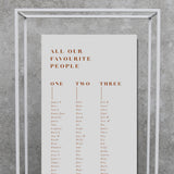 Burke // Seating Plan